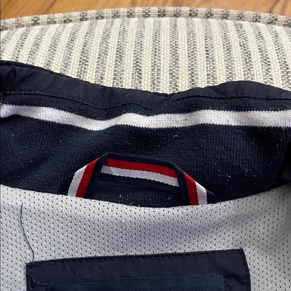 Tommy Hilfiger Navy Windbreaker with White Accents - Picture 7 of 10